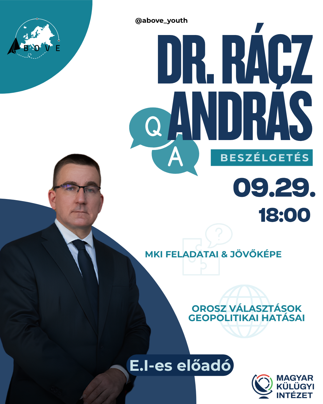 Dr. Rácz András pódiumbeszélgetés